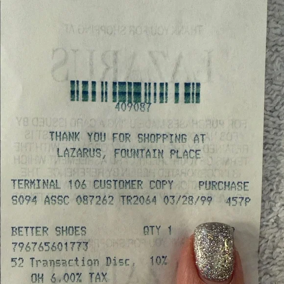 NWT VTG Etienne Aigner Taylor Truffle Spain Leather Mid-Heel Pumps 90s Office - Picture 14 of 14